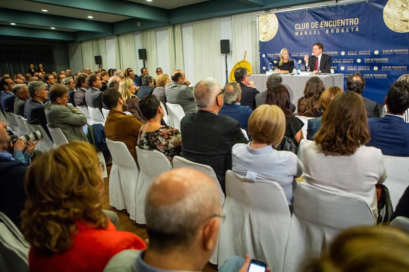 Conferencia de Ximo Puig en el Club de Encuentro Manuel Broseta