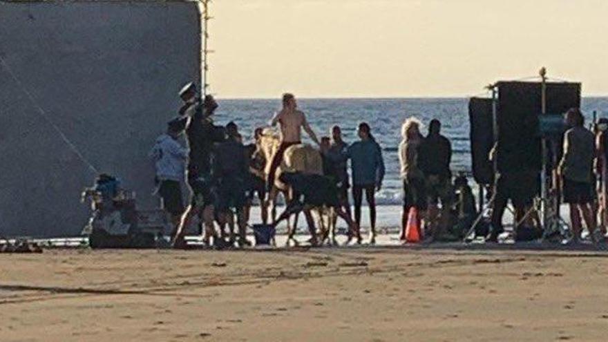 Una playa de Tenerife acogió el rodaje.