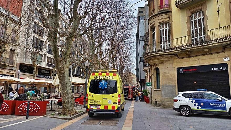 Ensurt per un extractor al passeig de Pere III