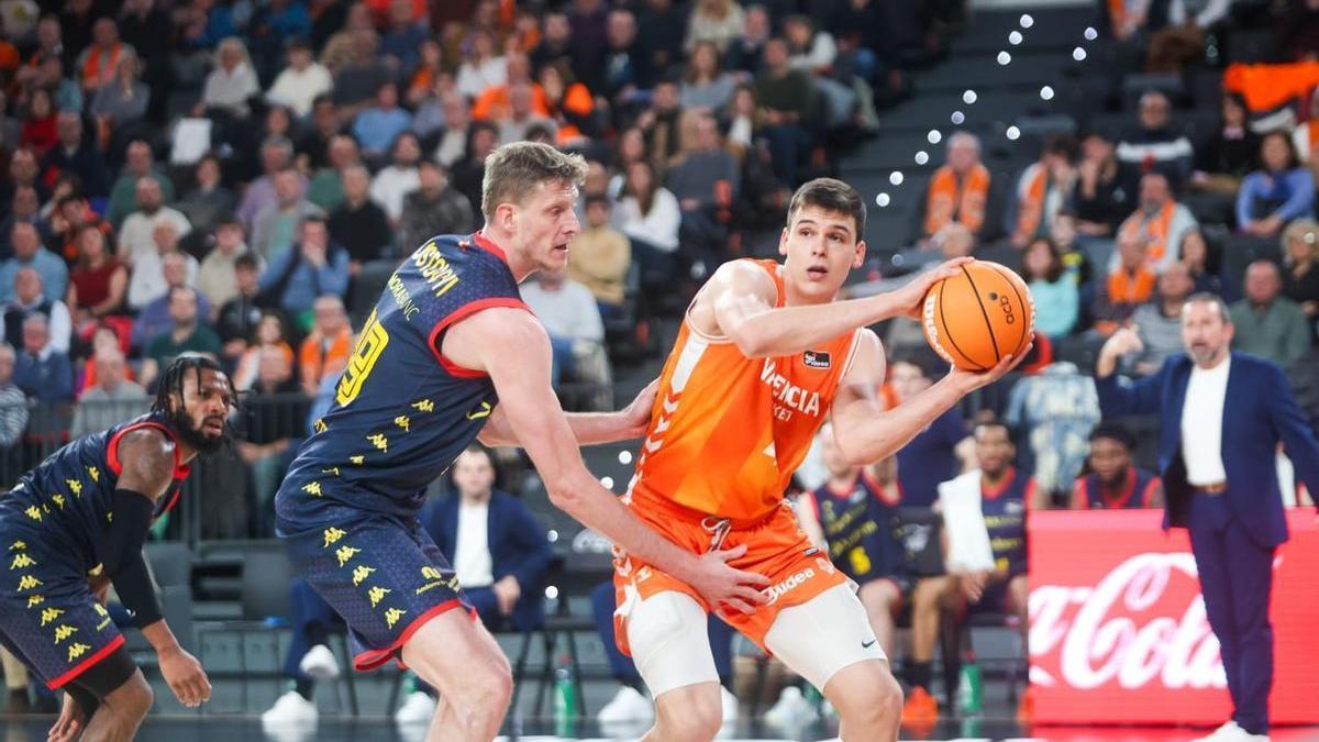 Jaime Pradilla, uno de los mejores taronja ante el MoraBanc Andorra.