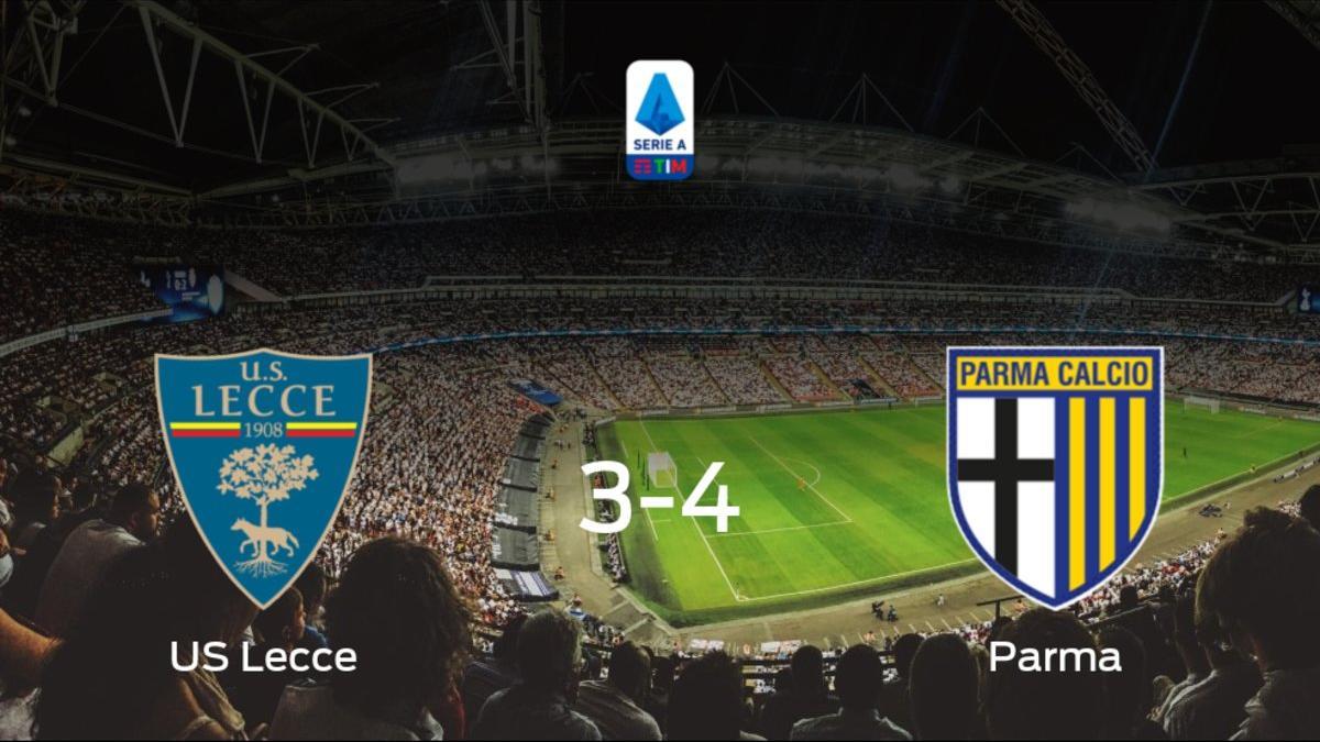 El Parma se lleva los tres puntos frente al US Lecce (3-4)