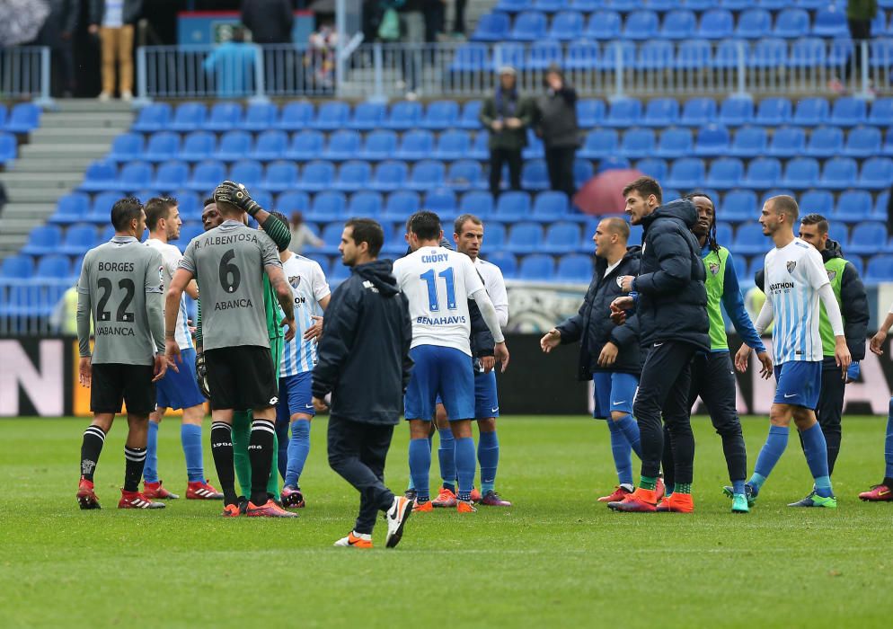 El Dépor cae en Málaga en el descuento