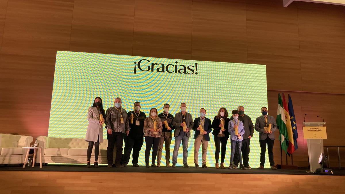 Foto de familia de los Agentes de Innovación Local que han sido galardonados.