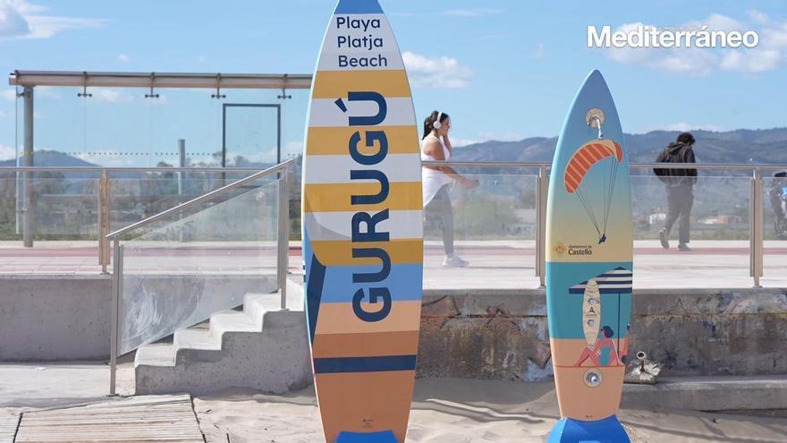 Montaje de chiringuitos en las playas de Castelló