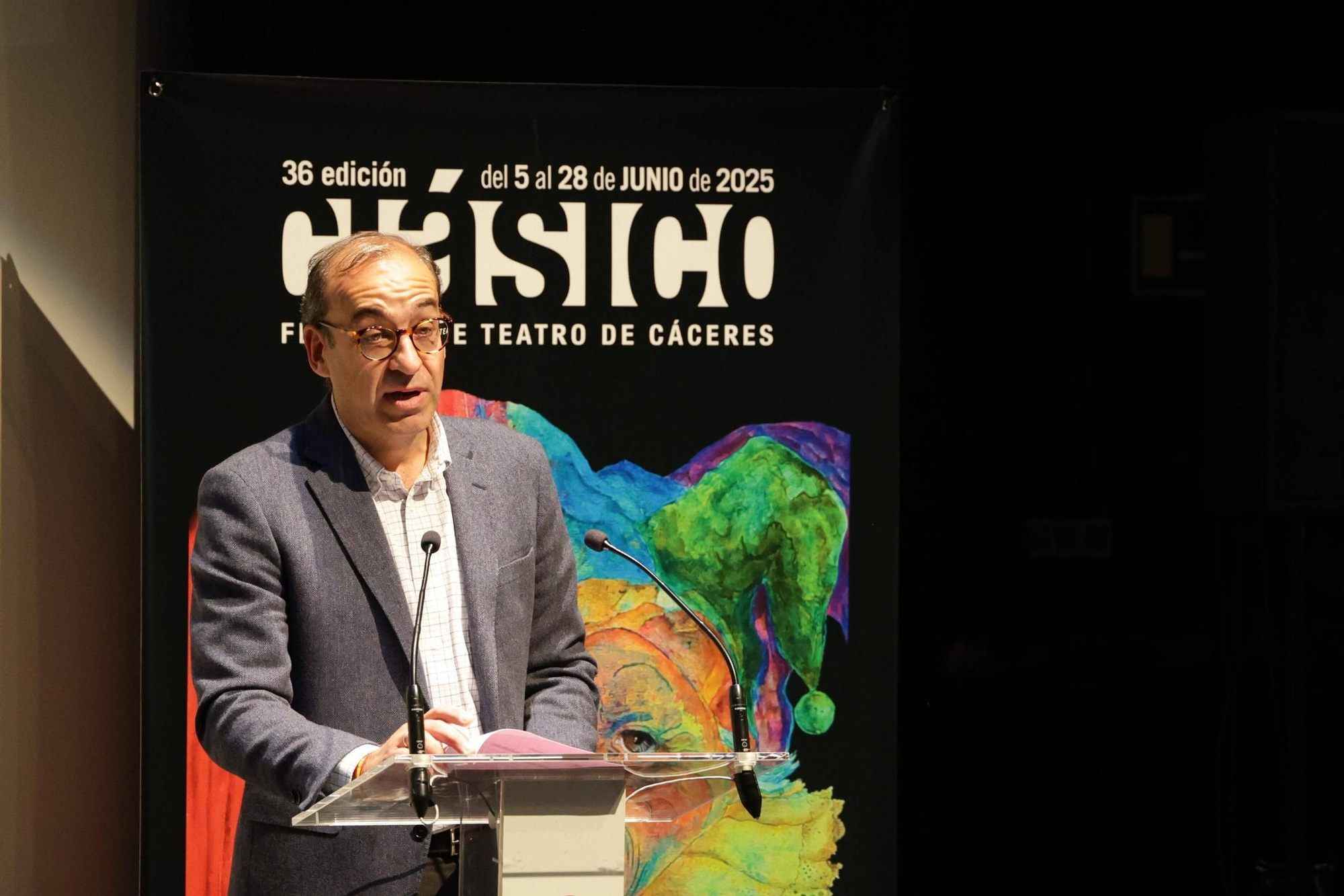 Las imágenes de la presentación del festival Clásico de Cáceres