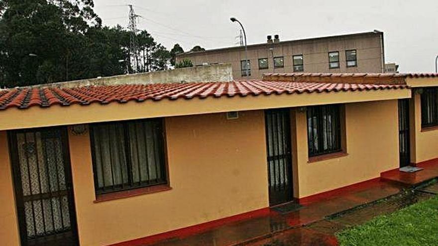 Una de las infraviviendas habilitadas para albergar a estudiantes en A Zapateira, en 2008.