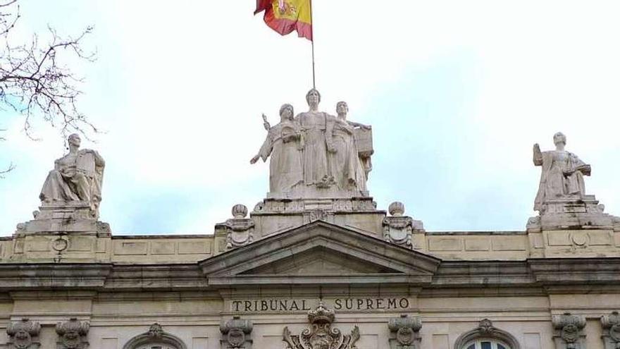 Fachada de la sede del Tribunal Supremo, en Madrid.