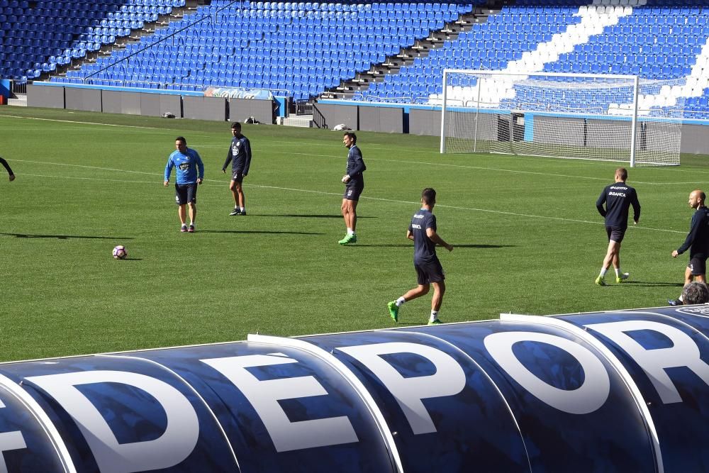 El Dépor prepara en Riazor el duelo de Anoeta