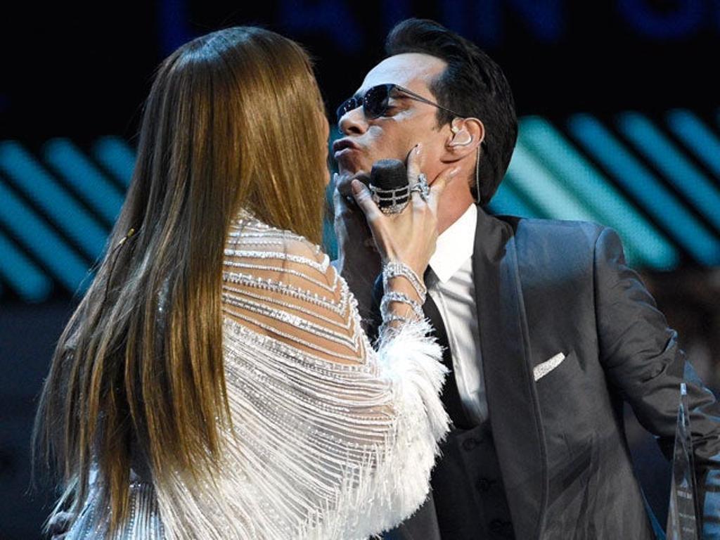 Jennifer López y Marc Anthony en los Grammy Latinos