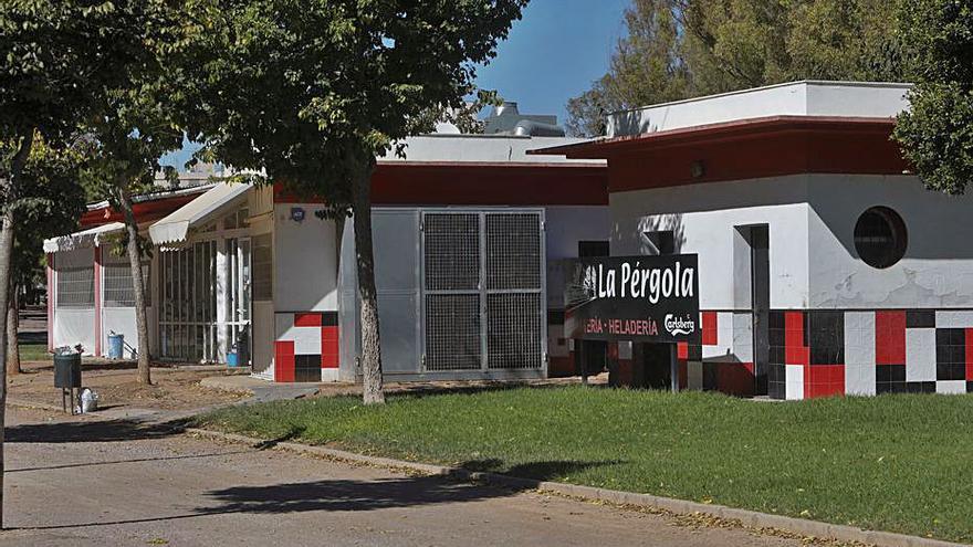 Vista del local en el céntrico parque.