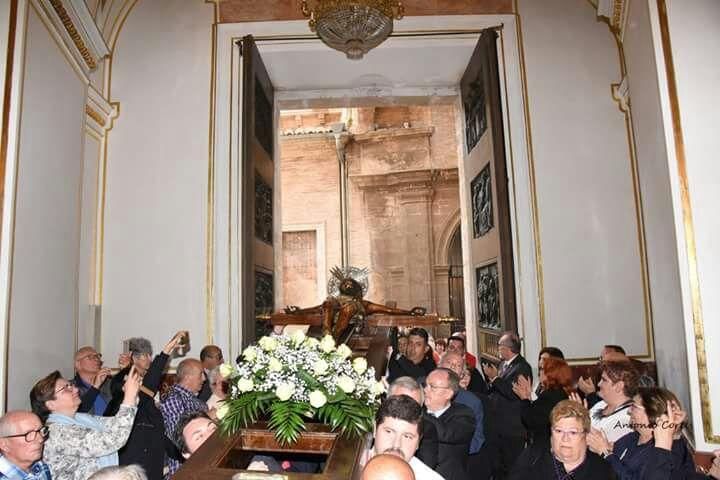 El Cristo del Grao visita la Basílica