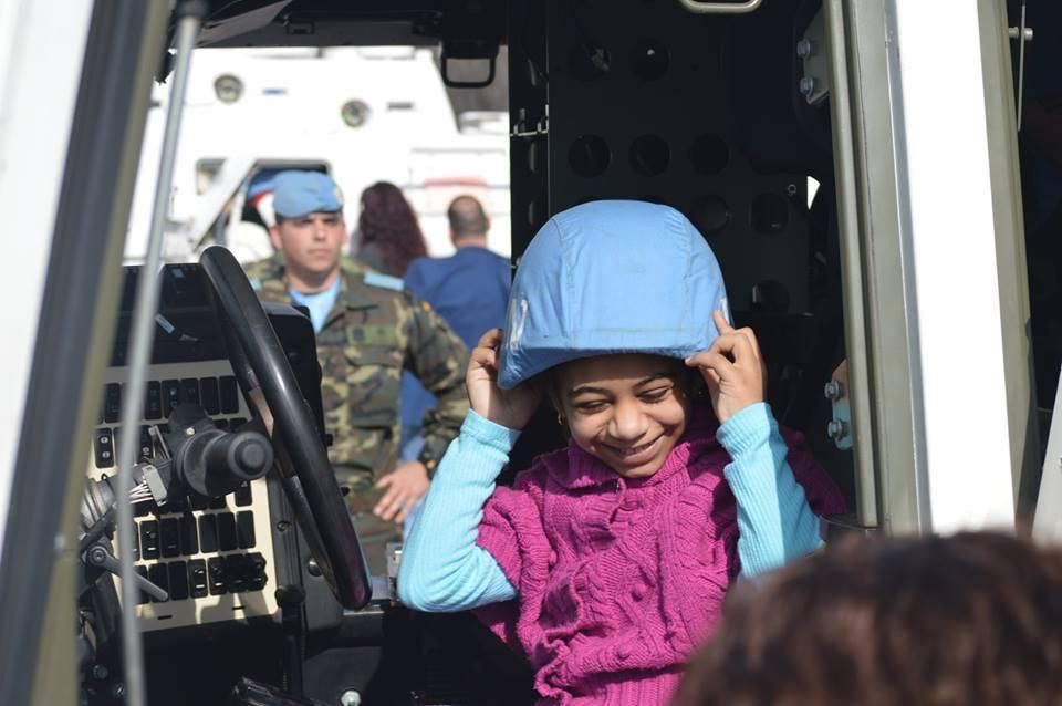 FOTOGALERÍA / Visita de escolares a la base de la Brigada Líbano