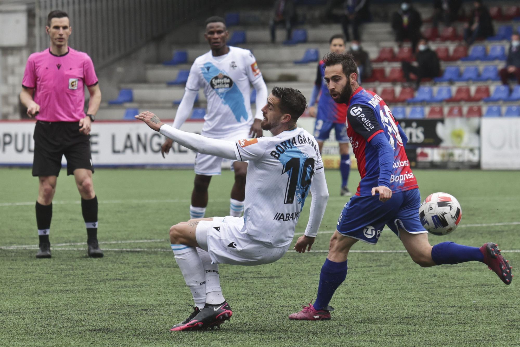 El Deportivo pierde 1-0 ante el Langreo