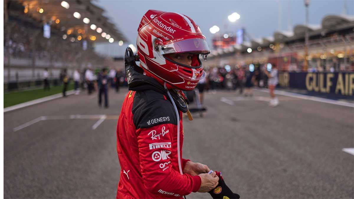 Leclerc, durante un gran premio