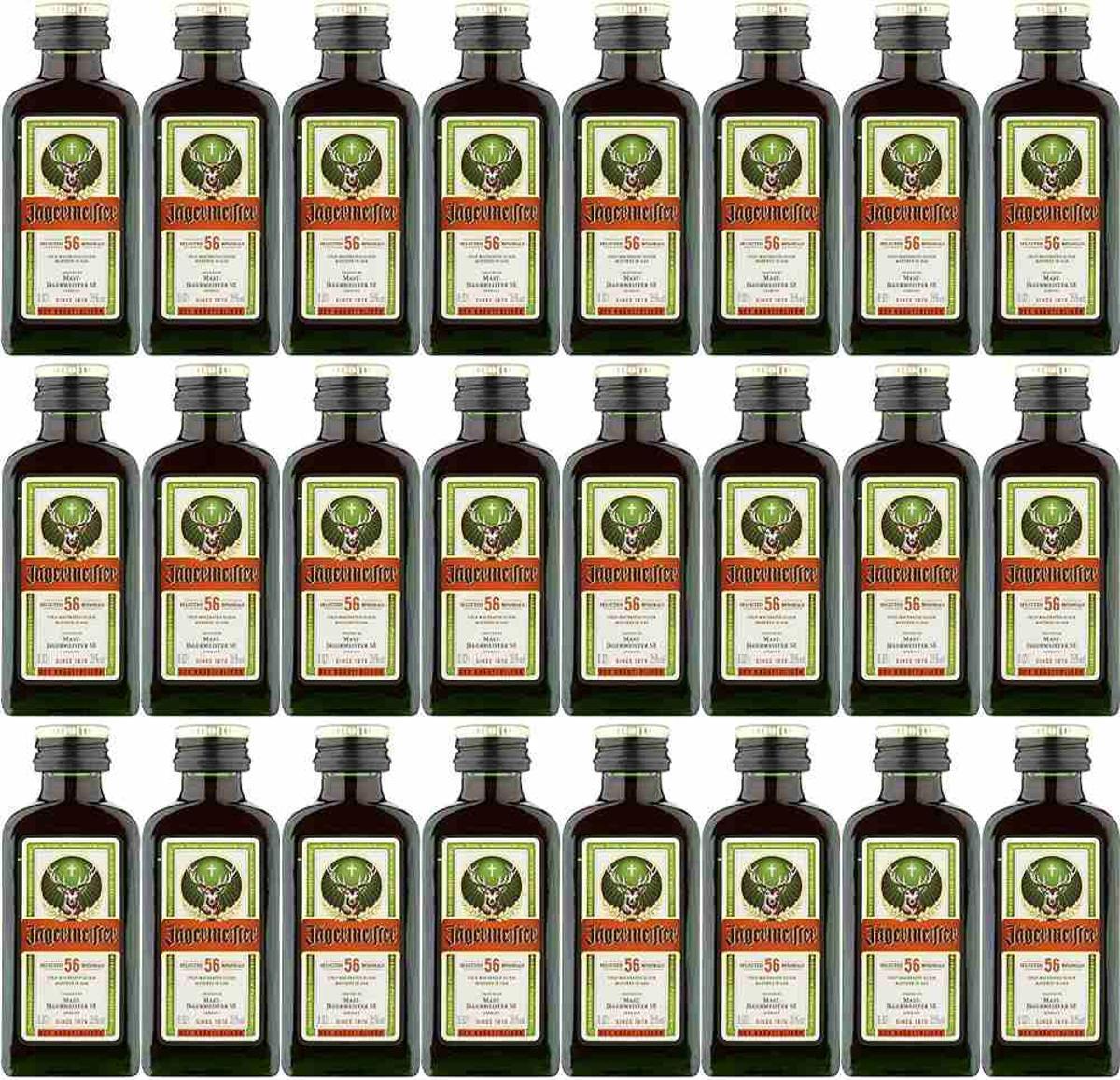 Pack de 24 botellitas de Jägermeister