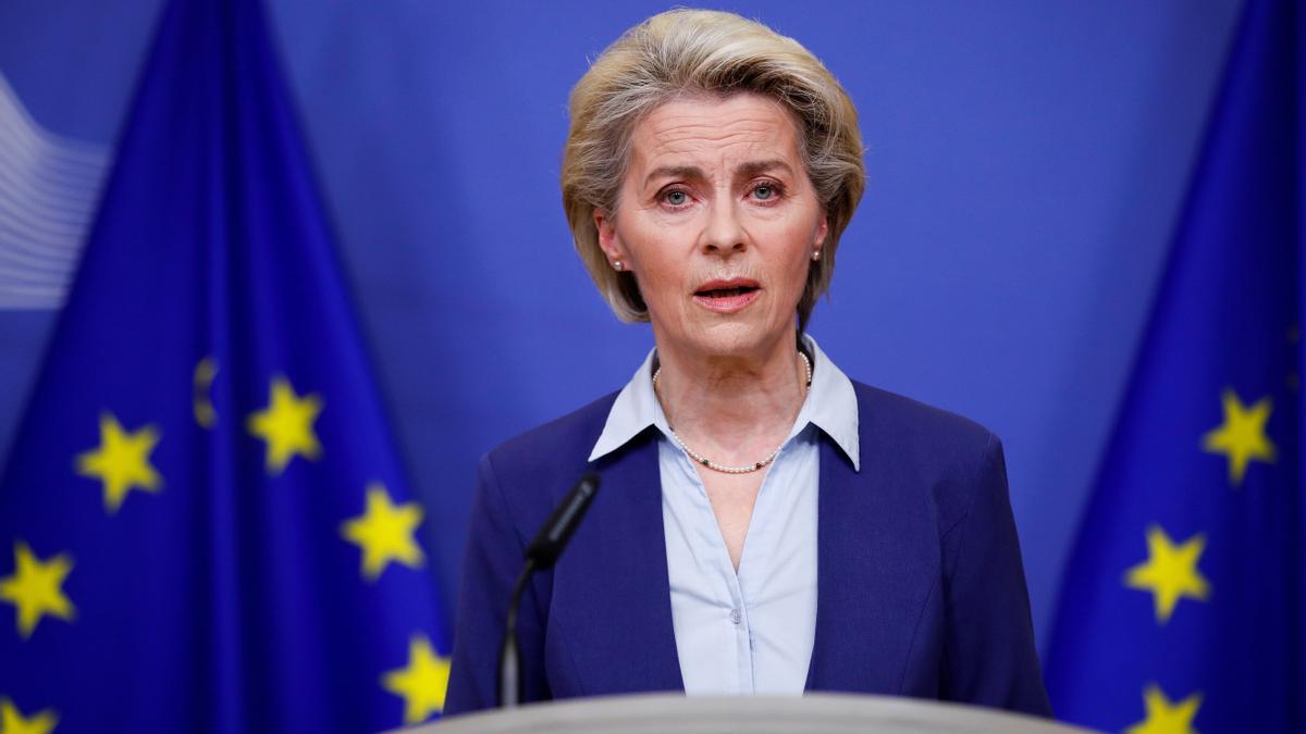 Von der Leyen, presidenta de la Comisión Europea.