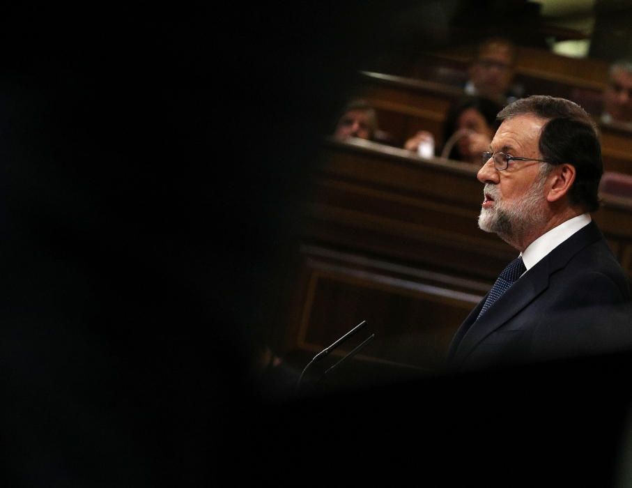 Rajoy parla al Congrés sobre la situació en Catalunya