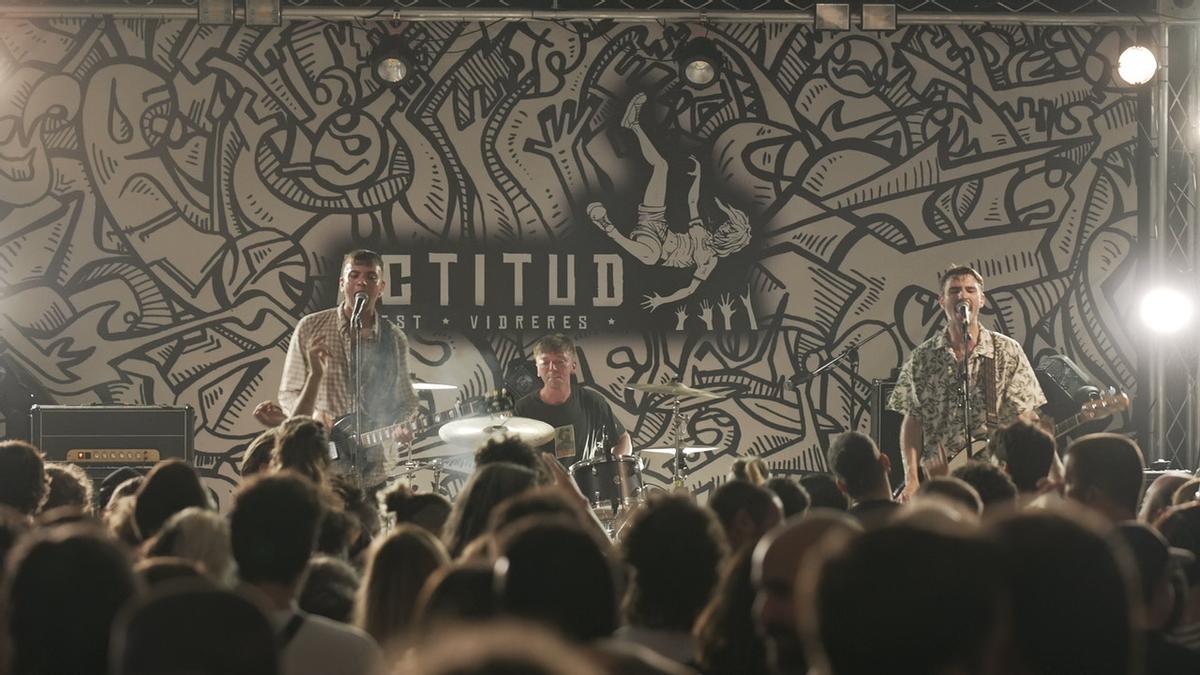 Un concert d’Aerial Salad a l’Actitud Fest de Vidreres.