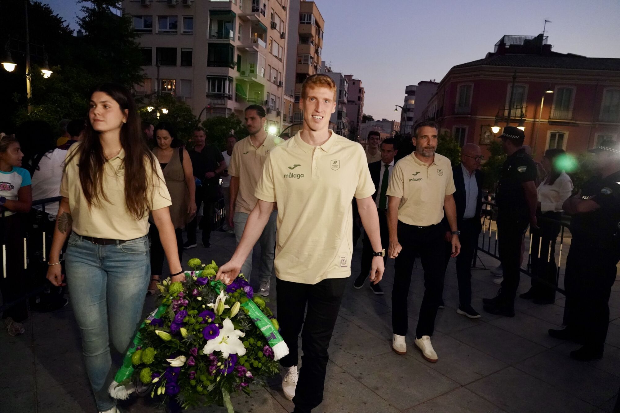El Unicaja visita el Santuario de Nuestra Señora de la Victoria