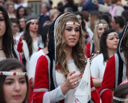 Procesión de bajada en Caravaca de la Cruz