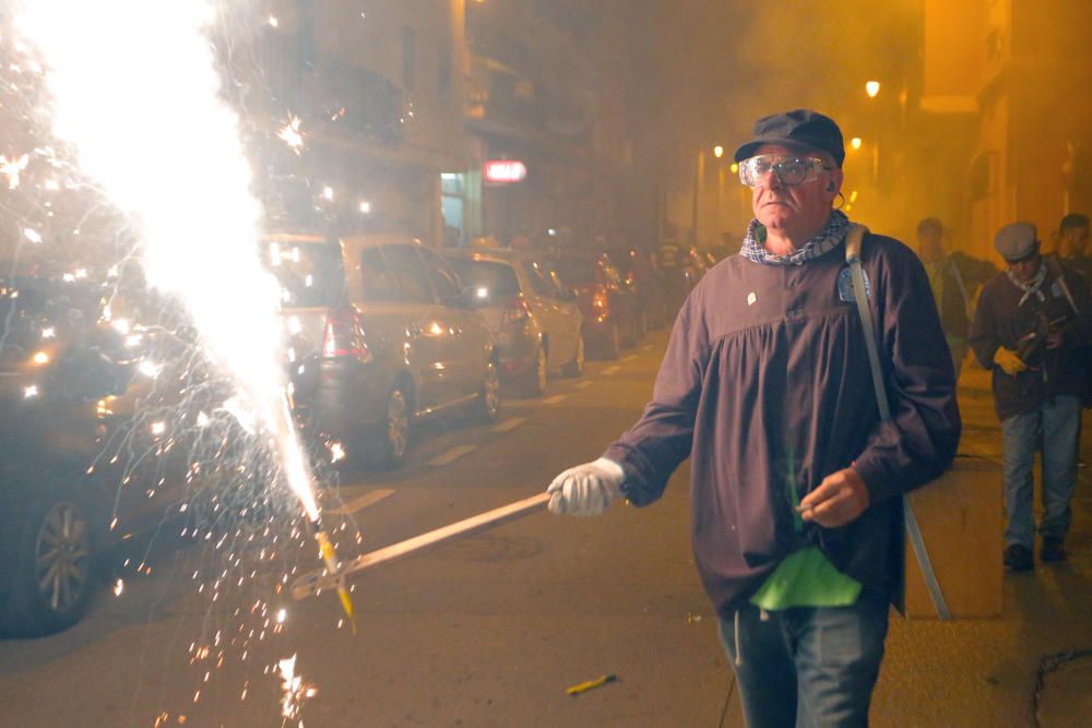 Instante de la Passejà de Sant Onofre celebrada el sábado por la noche en Quart de Poblet.