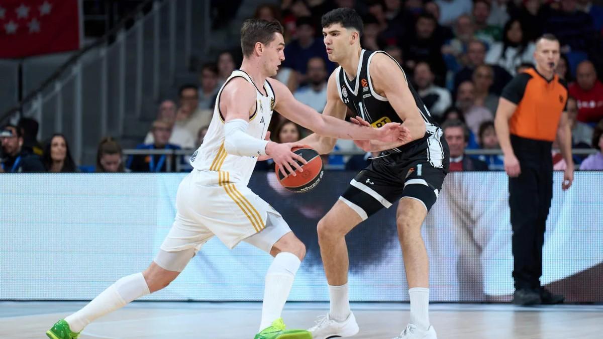 Mario Hezonja, en el Real Madrid - Partizán de la pasada Euroliga