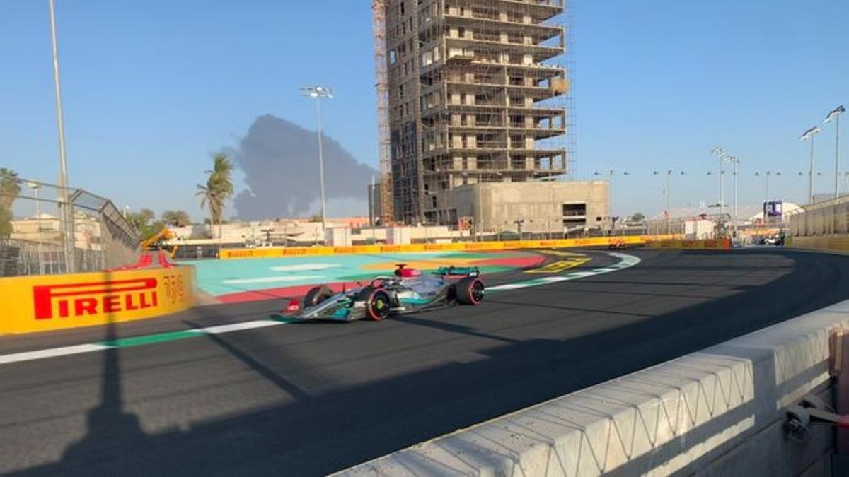 Explosión en Yeda, cerca del circuito de Fórmula 1 de Arabia Saudí.