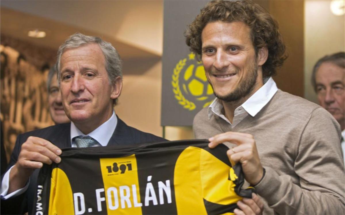 Damiani, junto a Forlán el pasado verano