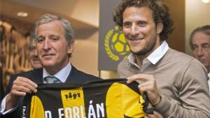 Damiani, junto a Forlán el pasado verano