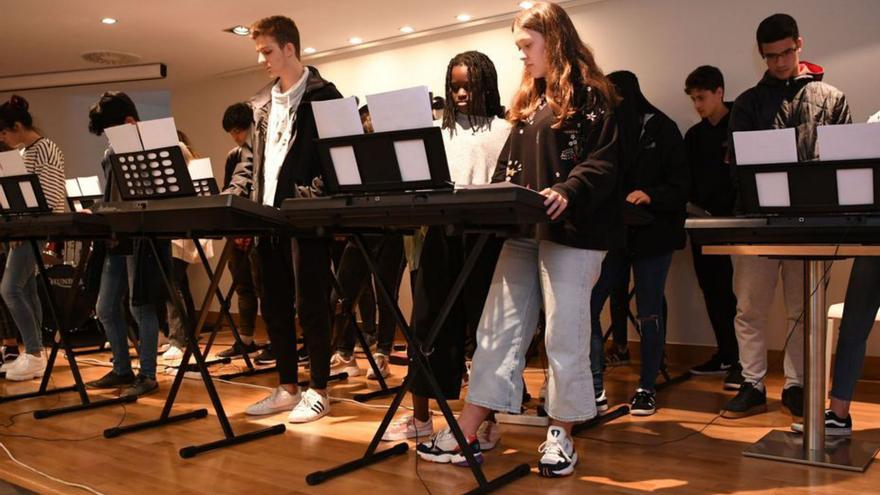 Actividad musical financiada por la Fundación Emalcsa. | // CARLOS PARDELLAS