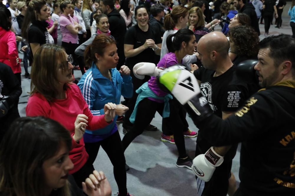 Exhibición en Gijón de krav maga