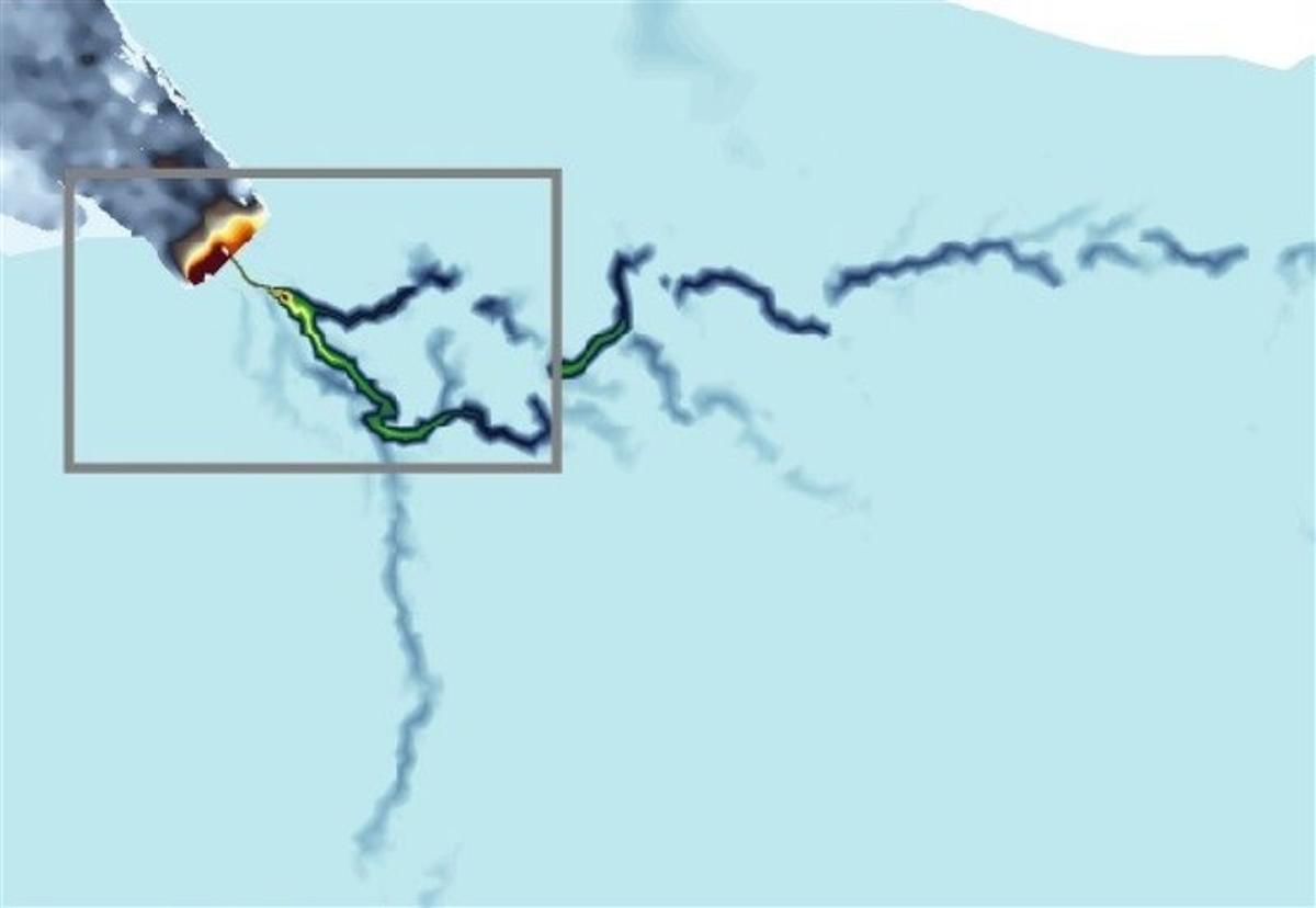 La trayectoria del río ha sido localizada mediante sofisticadas técnicas