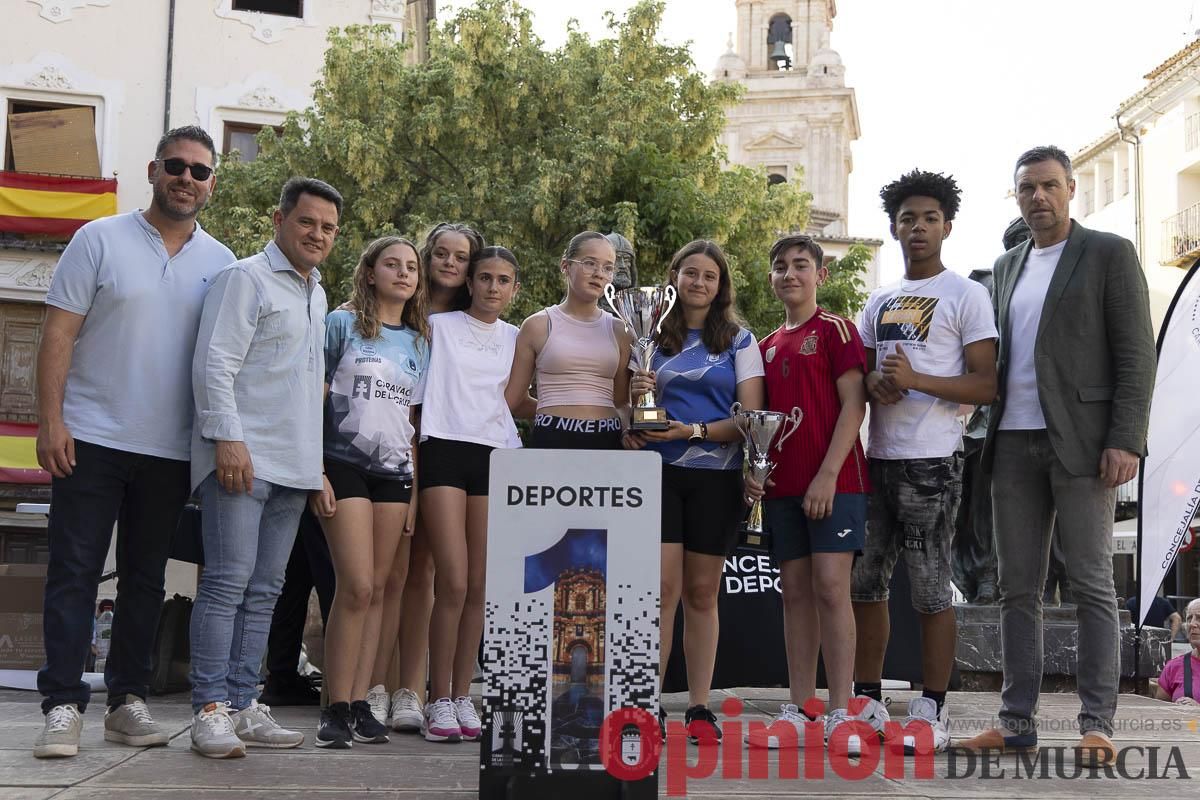 Clausura de las Escuelas Municipales Deportivas de Caravaca