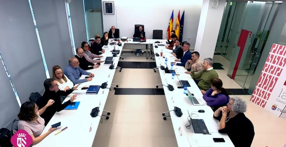 Pleno de Mislata donde seh a debatido la moción del PP.