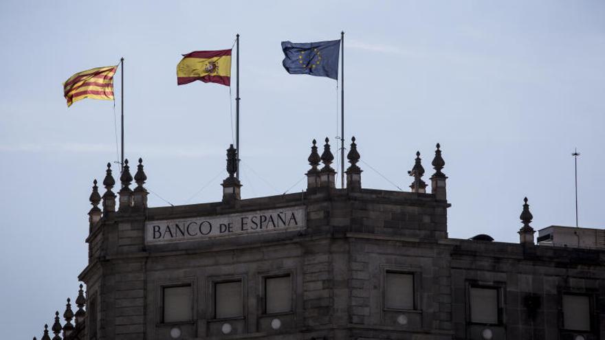 Imagen de la fachada del Banco de España.