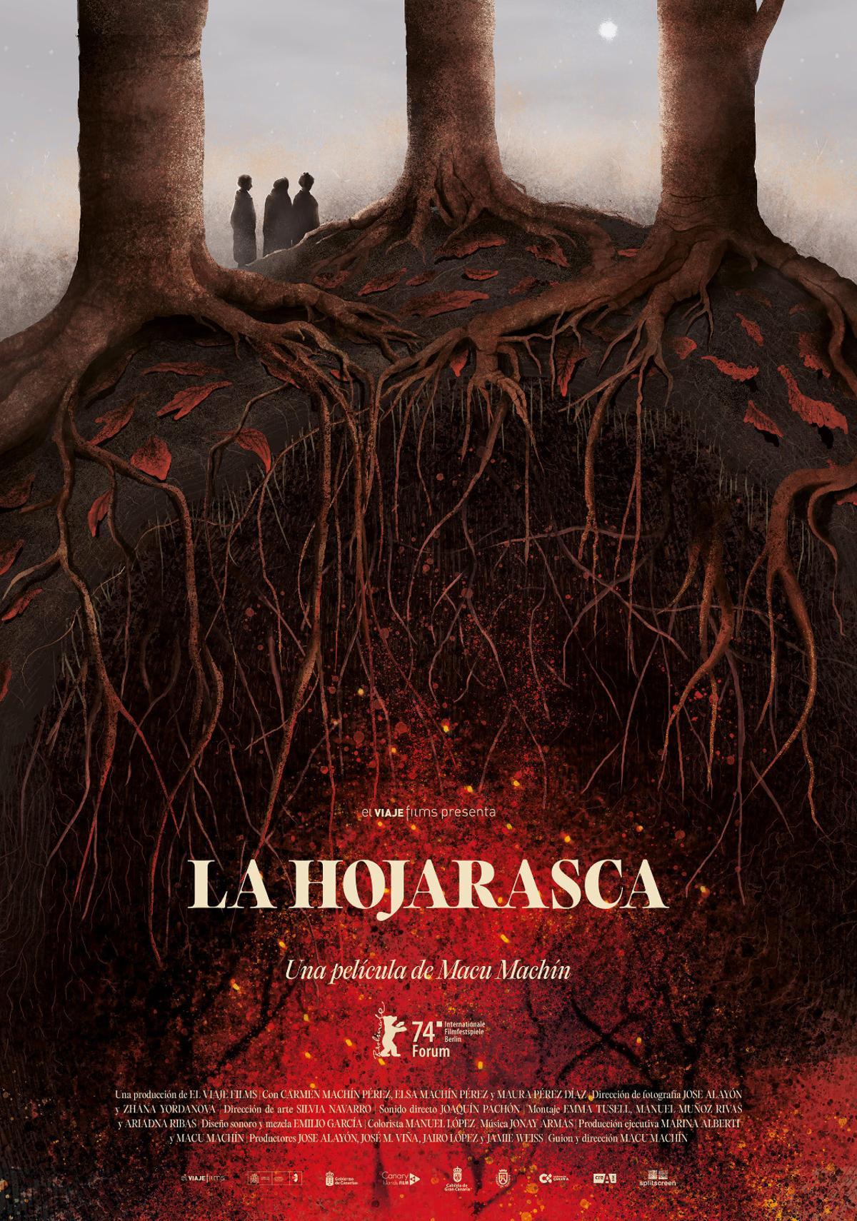 Cartel de 'La Hojarasca'