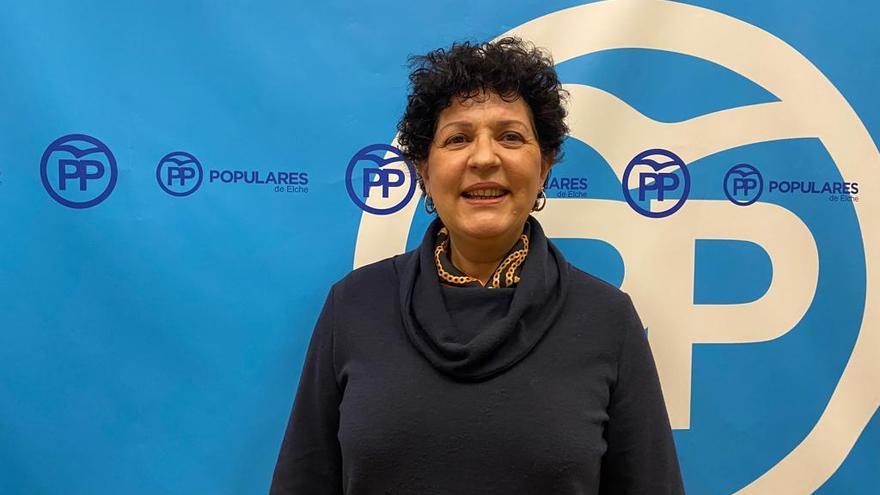 La concejala Manuela Mora, responsable del área de Pedanías del PP