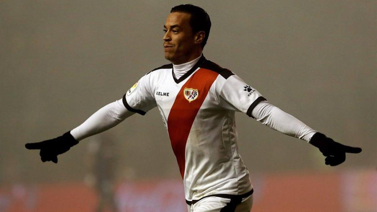 Raúl De Tomás celebrando un gol esta temporada