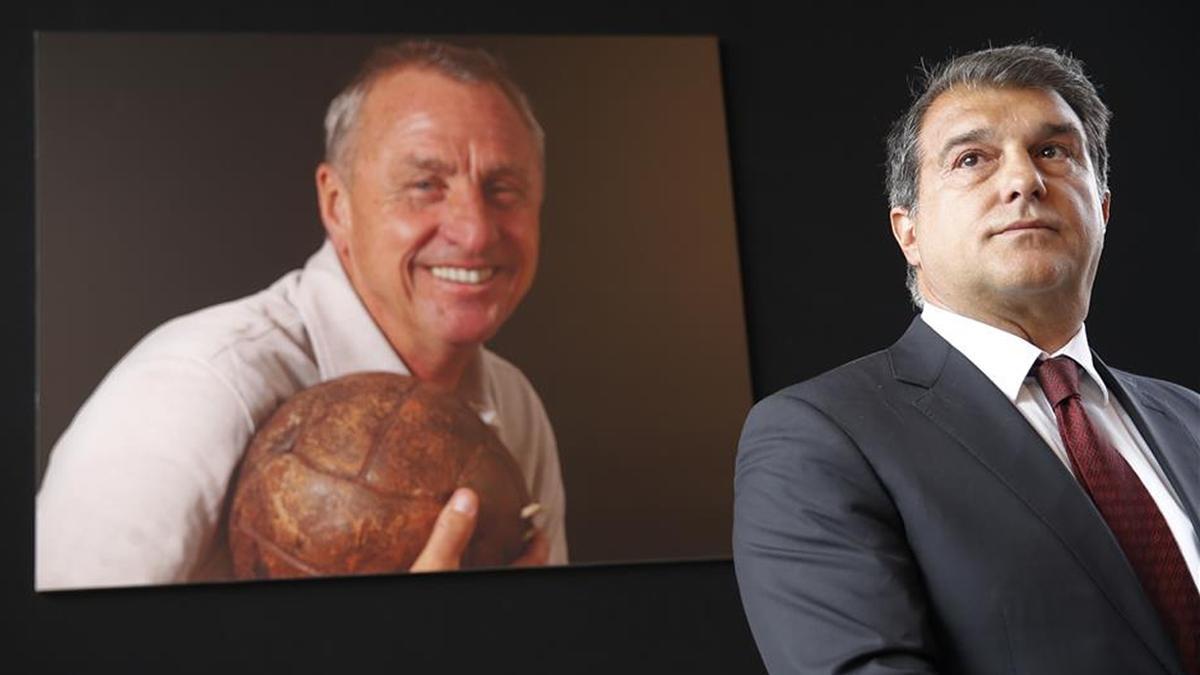 Laporta, siempre agradecido a Johan