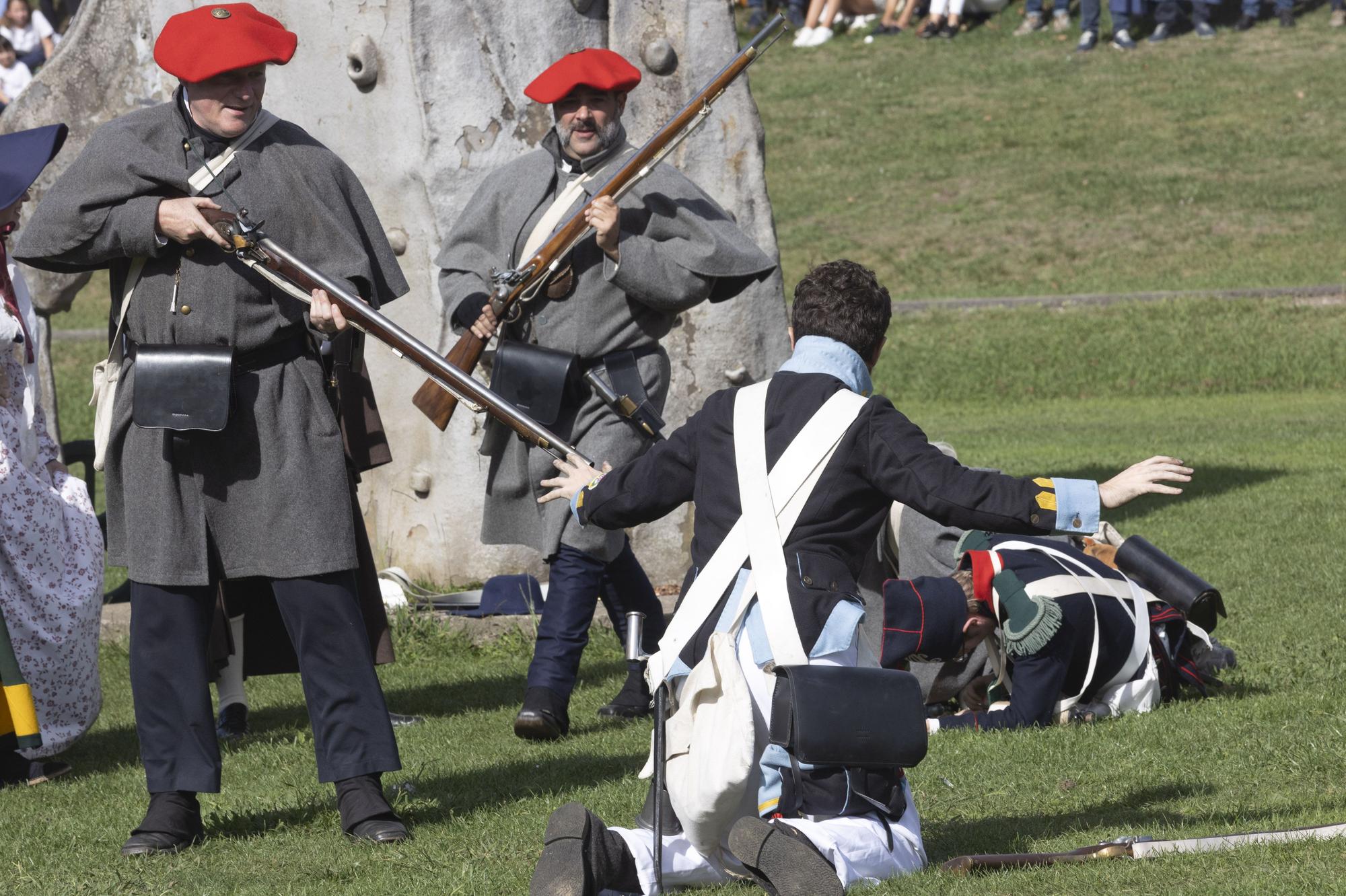 EN IMÁGENES: Así fue la recreación de la batalla del Desarme, en Oviedo