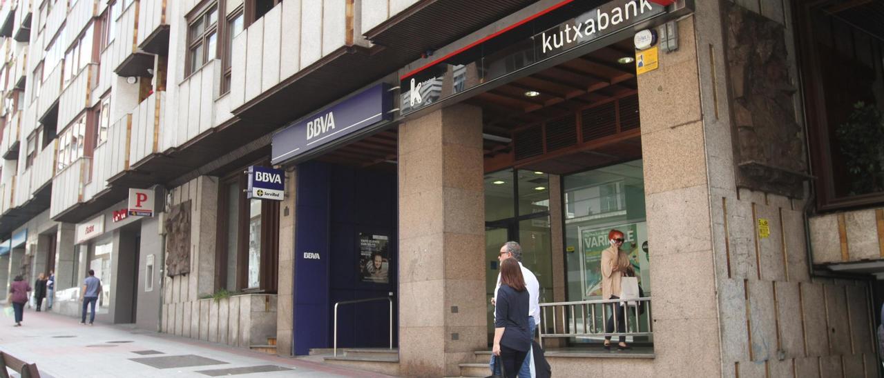 Cajero del BBVA en Ourense.