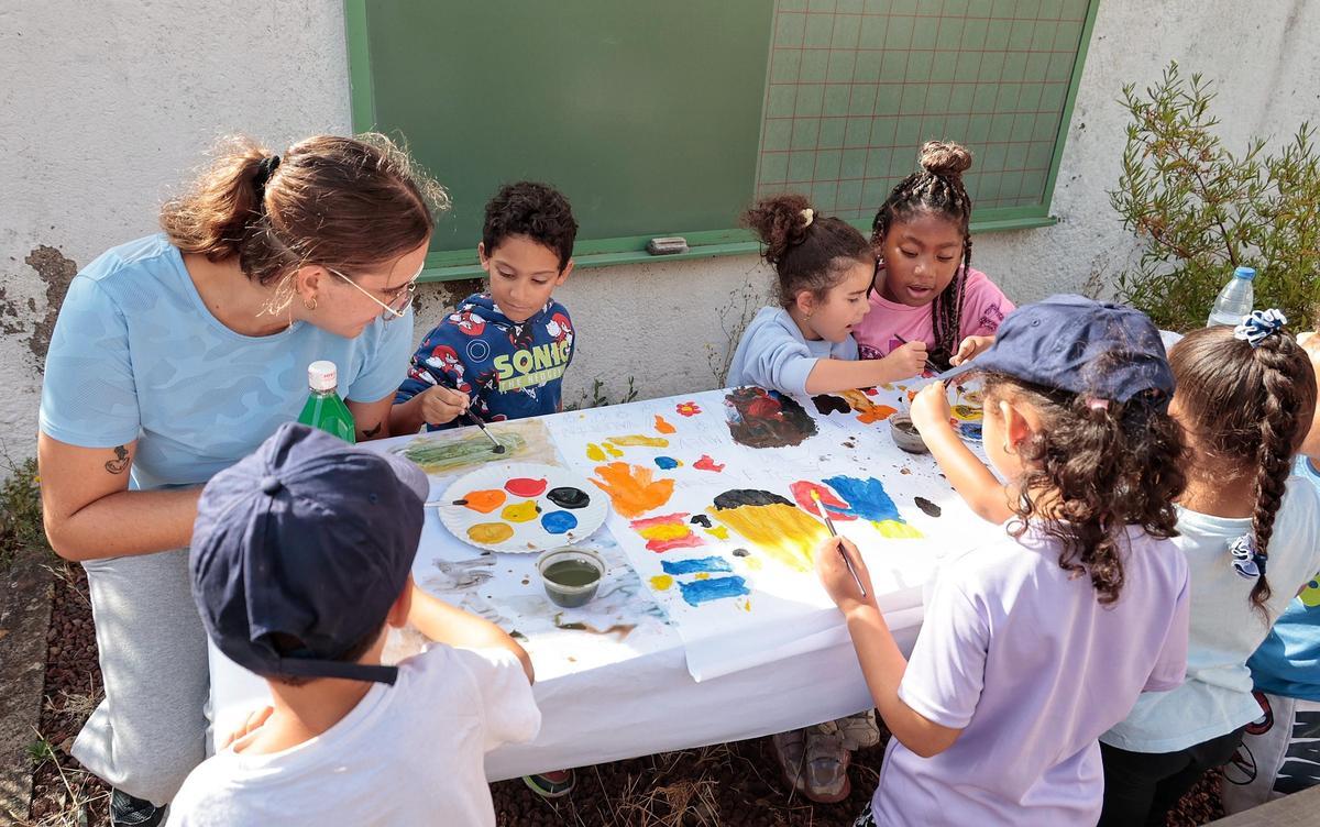 Campamento de verano en el CEIP La Verdellada, La Laguna