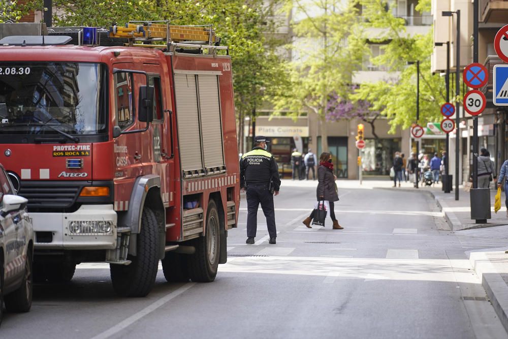 Incendi al col·legi La Salle de Girona