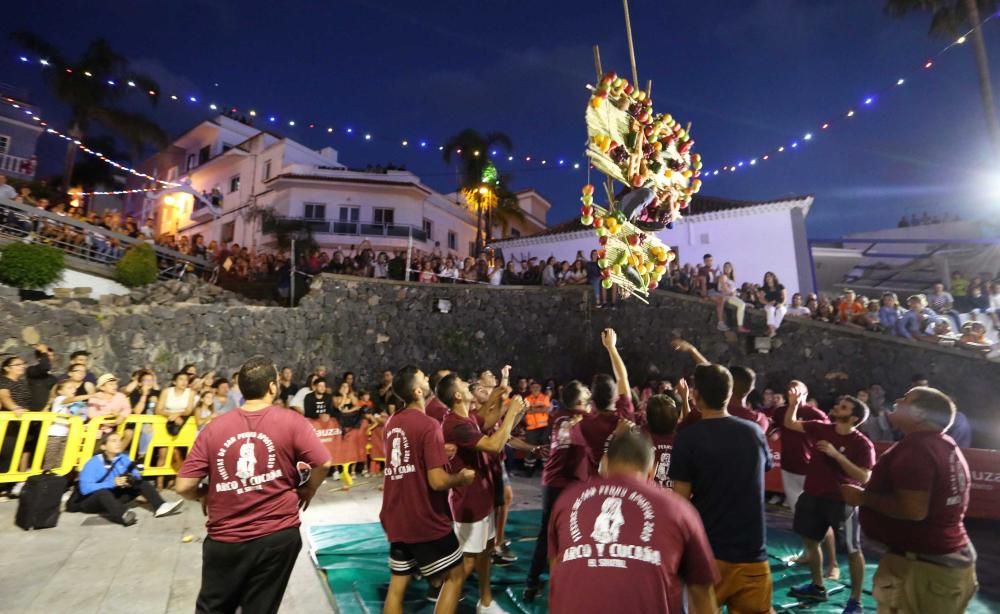 Cantera para la bajada del arco y la cucaña