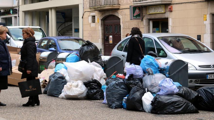 La darrera vaga d&#039;escombraries a Figueres va ser el Nadal del 2016.