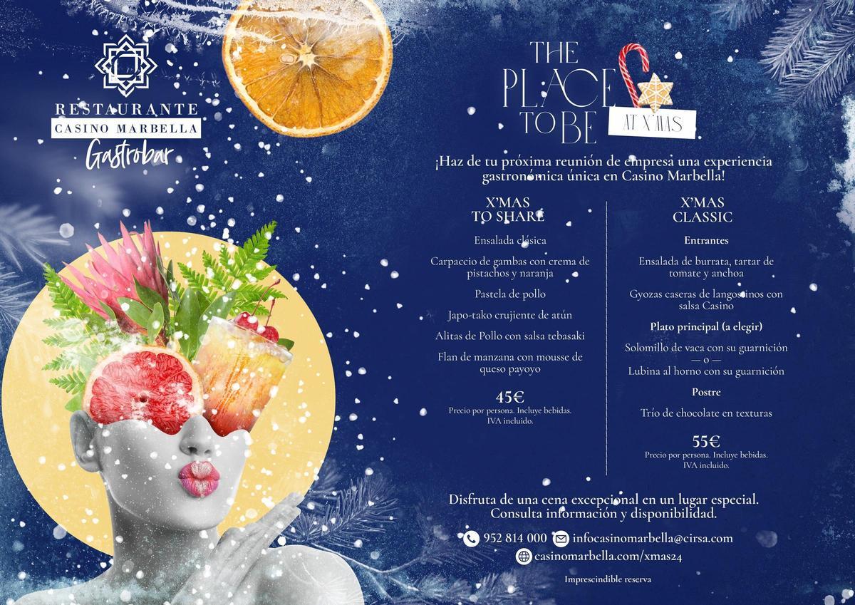 Newsletter menús de Navidad 2024