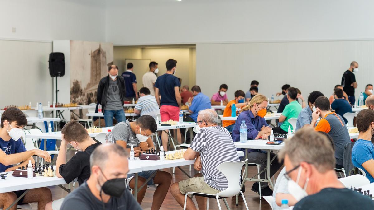 Sala de juego del Open Valencia Cuna del año anterior 2021.