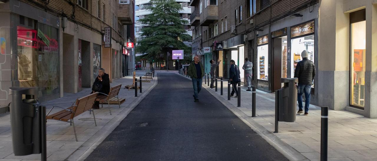 Calle San Miguel tras las obras