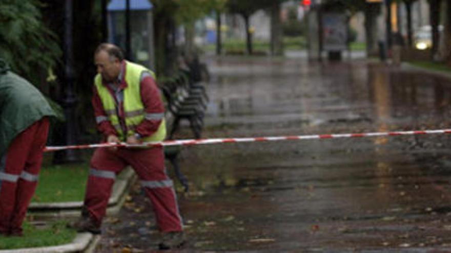 El temporal obliga a cerrar los parques de la ciudad