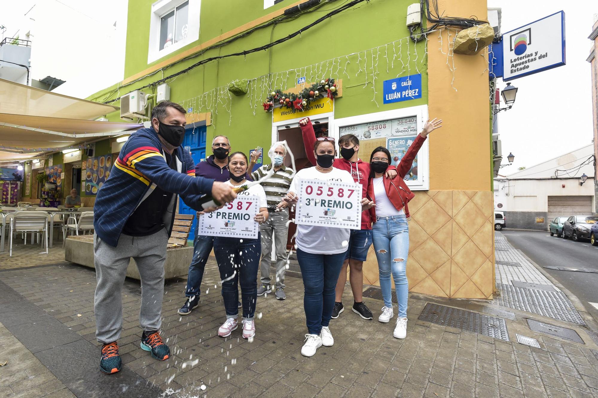 Celebración de la Lotería del Niño en Gran Canaria